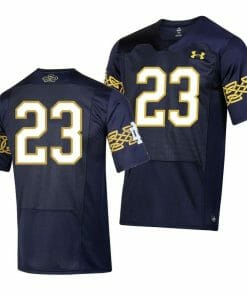 Notre Dame Jersey #23 College Football 2023 Aer Lingus Classic Navy