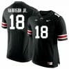 Ohio State Buckeyes 18 Marvin Harrison Jr Jersey Black NCAA Football
