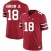 Ohio State Buckeyes 18 Marvin Harrison Jr Jersey Red Alumni NCAA Football 1