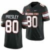 Oklahoma State Cowboys Brennan Presley Jersey 80 College Football 2023 Game Black