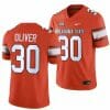 Oklahoma State Cowboys Collin Oliver Jersey 30 College Football 2023 Game Orange