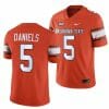 Oklahoma State Cowboys Kendal Daniels Jersey 5 College Football 2023 Game Orange