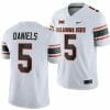 Oklahoma State Cowboys Kendal Daniels Jersey 5 College Football 2023 Game White