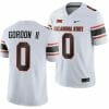 Oklahoma State Cowboys Ollie Gordon II Jersey 0 College Football 2023 Game White