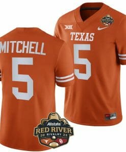 Texas Longhorns Adonai Mitchell Jersey #5 2023 Allstate Red River Rivalry Orange Football