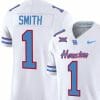 Houston Cougars Custom Jersey Name and Number White College Football