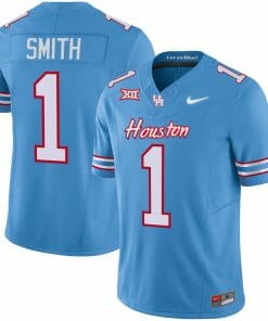 Houston Cougars Custom Jersey Name and Number Light Blue College Football