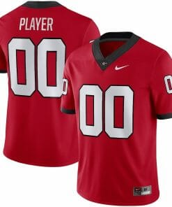 Custom Georgia Bulldogs Jersey Name and Number NIL Replica Red