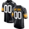 Custom Pittsburgh Steelers Jersey Name and Number Game Alternate Black