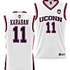 Alex Karaban Jersey #11 UConn Huskies NIL College Basketball Lightweight White
