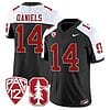 Ashton Daniels Jersey #14 Stanford Cardinal Jersey Vapor Limited College Football Black Alternate