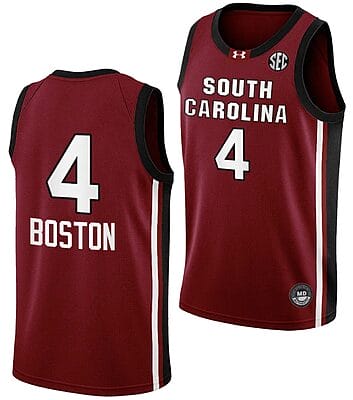 Aliyah Boston Jersey #4 South Carolina Gamecocks College Basketball 2023-24 Garnet