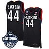 Andre Jackson Jersey #44 UConn Huskies 2023 National Champions College Basketball Black