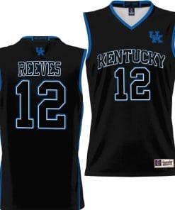 Antonio Reeves Jersey #12 Kentucky Wildcats NIL College Basketball Lightweight Black