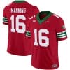 Arch Manning Jersey #16 Texas Longhorns Mexico Vapor College Football Red