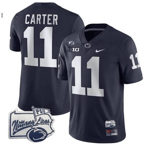 Abdul Cater Jersey #11 Penn State Nittany Lions PSU Patch College Football All Stitched Navy