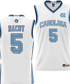 Armando Bacot Jersey #5 UNC Tar Heels College NIL Basketball Lightweight White