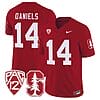 Ashton Daniels Jersey #14 Standford Cardinal Jersey Vapor Limited College Football Crimson
