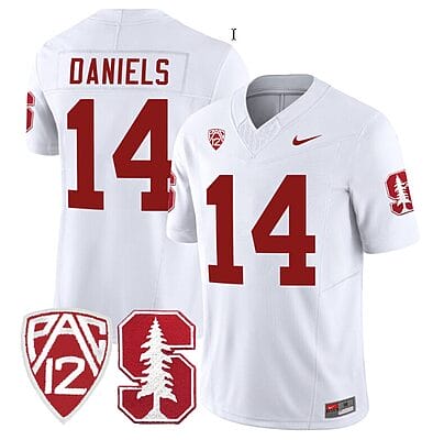 Ashton Daniels Jersey #14 Standford Cardinal Jersey Vapor Limited College Football White
