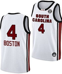 Aliyah Boston Jersey #4 South Carolina Gamecocks College Basketball 2023-24 White
