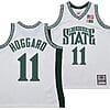 AJ Hoggard Jersey #11 Michigan State Spartans 125th Basketball Anniversary 1999 Throwback White