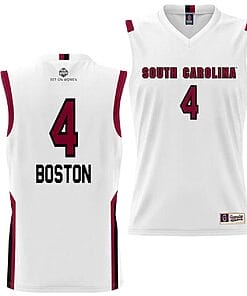 Aliyah Boston Jersey #4 South Carolina Gamecocks College Basketball Alumni White