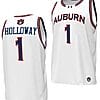 Aden Holloway Jersey #1 Auburn Tigers Replica College Basketball 2023-24 White
