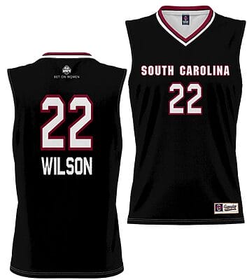 Aja Wilson Jersey #22 South Carolina Gamecocks College Basketball Alumni Black