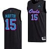 Alijah Martin Jersey #15 FAU Owls College Basketball Replica Black