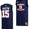 Alijah Martin Jersey #15 FAU Owls College Basketball Replica Navy