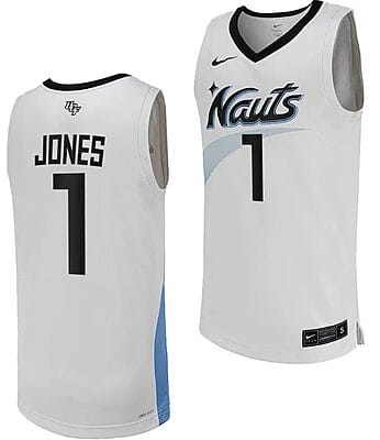 Antwann Jones Jersey #1 UCF Knights Replica College Basketball White Uniform