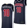 Arizona Wildcats Lauri Markkanen Jersey #10 Limited Retro Basketball 2023-24 Navy