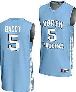 Armando Bacot Jersey #5 UNC Tar Heels Basketball Lightweight Blue