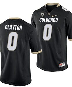 Ashaad Clayton Jersey #0 Colorado Buffaloes College Football Game Black