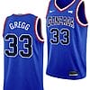 Ben Gregg Jersey #33 Gonzaga Bulldogs Throwback Basketball uniform 2023-24 Blue