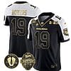 Brock Bowers Jersey #19 Georgia Bulldogs Football 2023 Champions and Vince Dooley Patch Alternate All Stitched
