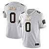 Braelon Allen Jersey #0 Wisconsin Badgers Gold Vapor College Football White Gold