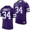 Ben Sinnott Jersey #34 Kansas State Wildcats 2023 Pop-Tarts Bowl Football Purple