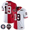 Brock Bowers Jersey #19 Georgia Bulldogs Football 2023 Champions and Vince Dooley Patch Split Red White All Stitched