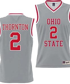 Bruce Thornton Jersey #2 Ohio State Buckeyes College Basketball Lightweight Gray