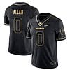 Braelon Allen Jersey #0 Wisconsin Badgers Gold Vapor College Football Black Gold