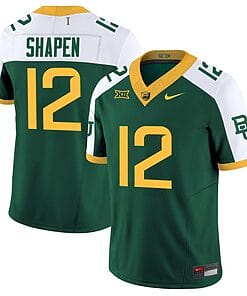 Blake Shapen Jersey #12 Baylor Bears Vapor Limited College Football Green Alternate