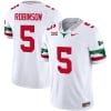 Bijan Robinson Jersey #5 Texas Longhorns Mexico Vapor College Football White