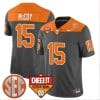 Bru McCoy Jersey #15 Tennessee Volunteers Football Cheez It Citrus Bowl Patch Gray