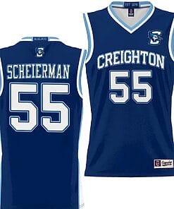 Baylor Scheierman Jersey #55 Creighton Bluejays College NIL Basketball Lightweight Blue
