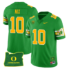 Bo Nix Jersey #11 Oregon Ducks ‘Mighty Oregon’ Throwback Football Uniforms Oregon State Patch Green