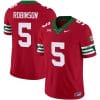 Bijan Robinson Jersey #5 Texas Longhorns Mexico Vapor College Football Red