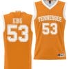 Bernard King Jersey #53 Tennessee Volunteers NIL College Basketball Lightweight Orange