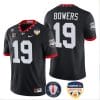 Brock Bowers Jersey #19 Georgia Bulldogs Orange Bowl Patch Football Stitched Black