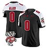 Braelon Allen Jersey #0 Wisconsin Badgers Vapor Limited College Football Black Alternate
